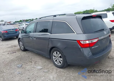 2013 Honda Odyssey Ex-L from USA, damaged, VIN 5FNRL5H62DB033125
